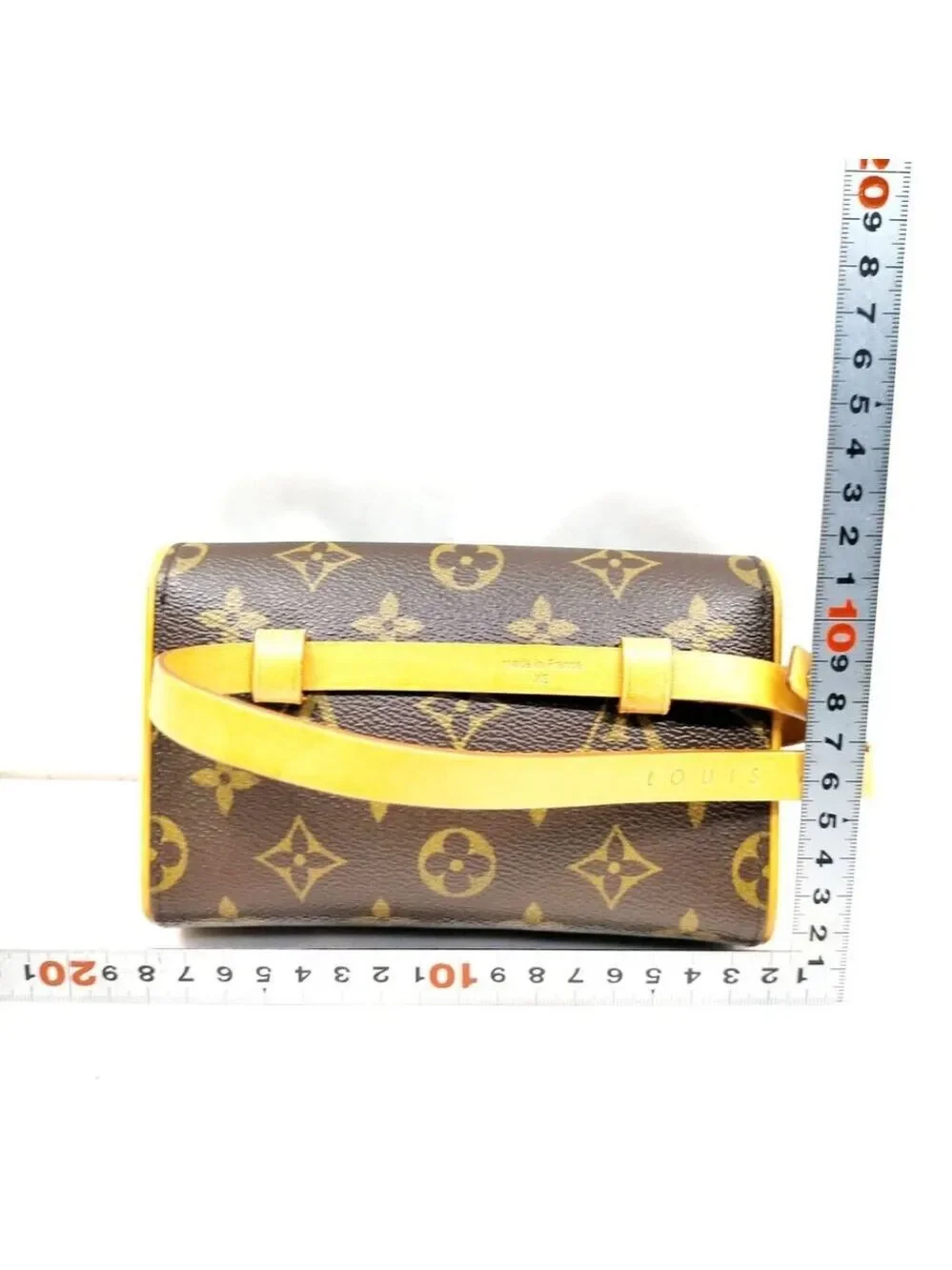 Louis Vuitton LV Shoulder Bag Pochette Florentine Brown Monogram 600-052225